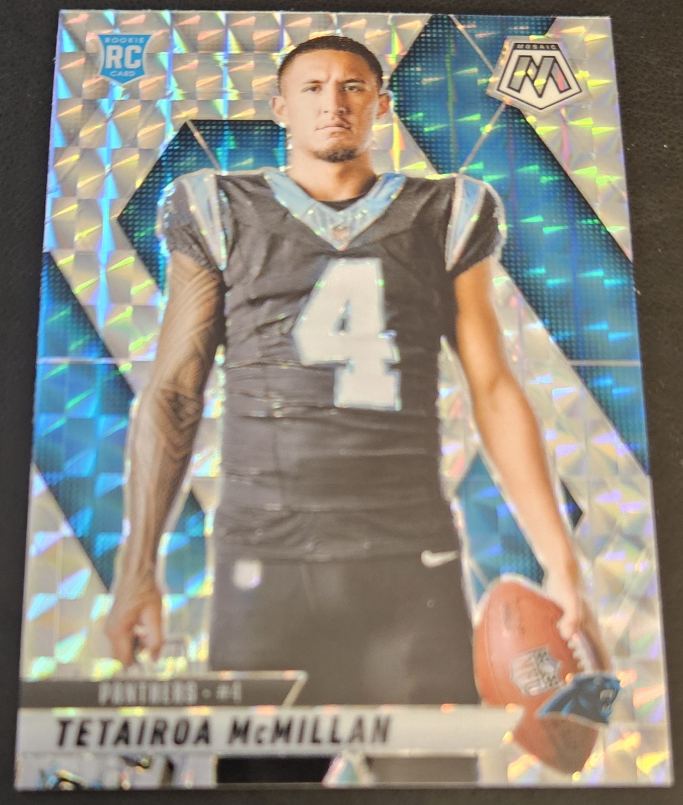 2025 Panini Mosaic Carolina Panthers Tetairoa McMillan(RC) Mosaic #274