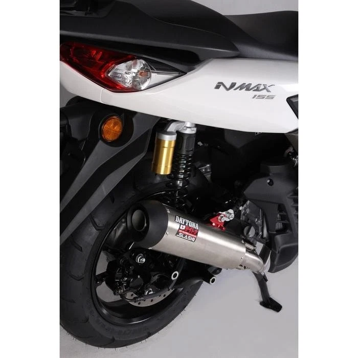 For Yamaha Nmax Aerox 20-24 Exhaust Muffler Daytona GP Taper Slash Full System - Image 4 of 4