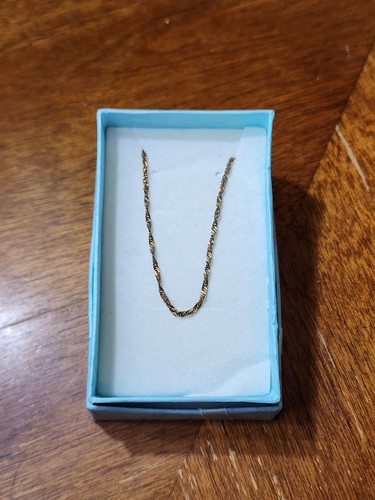 10k Rose Gold Singapore Ankle Bracelet