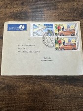 Poland Airmail Cover 1980 Stamp Day Mixed Franking to USA Par Avion