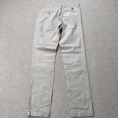 Carhartt Chinohose Herren 30x32* creme hellbraun Workwear Stretch Sid Pant Chino Hose