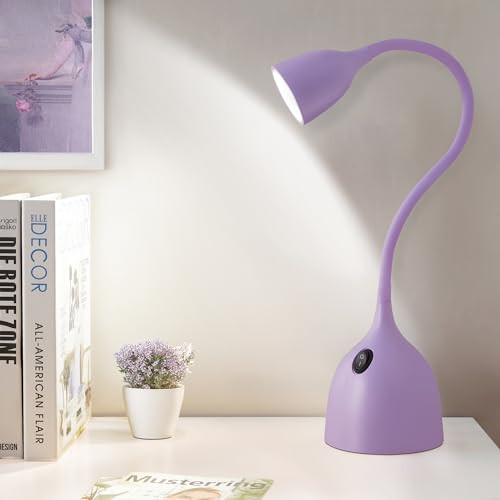 Gooseneck Desk Lamp 360° LED Flexible Reading Light Small Desk Lamps for Small - Bild 1 von 7