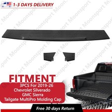 For 2019-26 Chevrolet Silverado Gmc Sierra Tailgate Multipro Molding Cap 3pcs