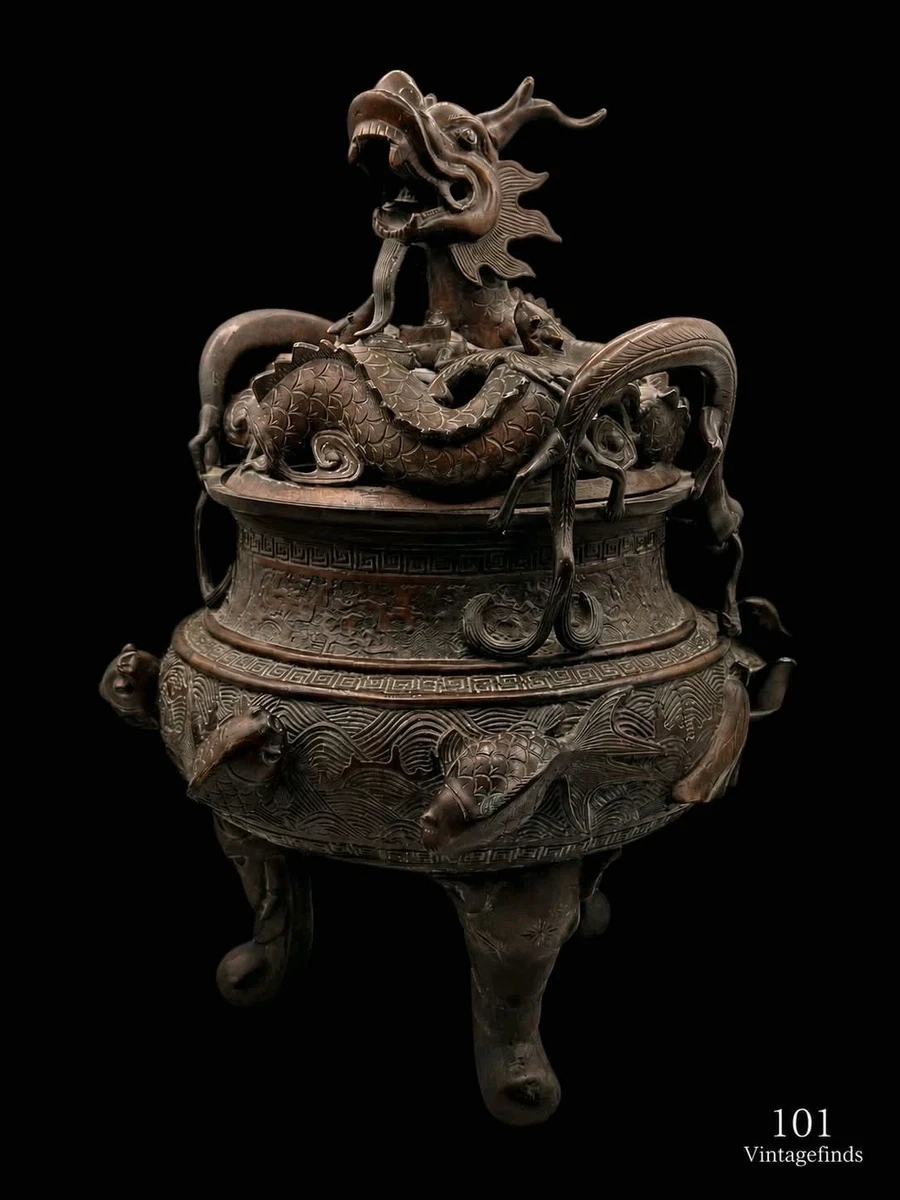 中国风青铜香炉| eBay