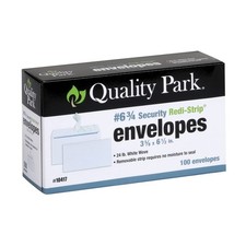 Quality Park 6 3/4 Self Seal Security Envelopes White 100 Box QUA10417