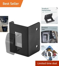 Durable 3014188 Rocker Switch Mounting Bracket for 12V Vehicles – Black Aluminum