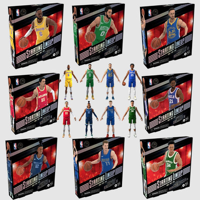 Hasbro Starting Lineup NBA Series 1 Stephen Curry LeBron James & NBA Stars