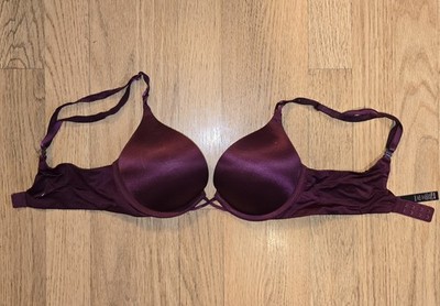 Victoria's Secret Women's Push-Up Bombshell Bra, Maroon