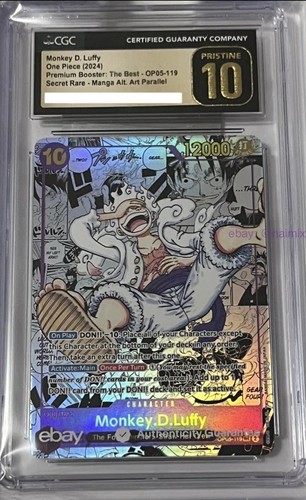 Monkey.D.Luffy (Manga) graded CGC 10 for sale on eBay