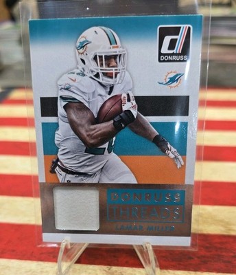   Lamar Miller 2015 Panini Donruss Threads #DT-LM  