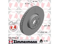 For 2020-2022 BMW 840i Brake Rotor Front Left Zimmermann Coated 79375ZYYC 2021