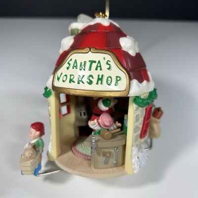 1995 Mistletoe Magic Solar Motion Ornament Matrix Industries Santa's Workshop