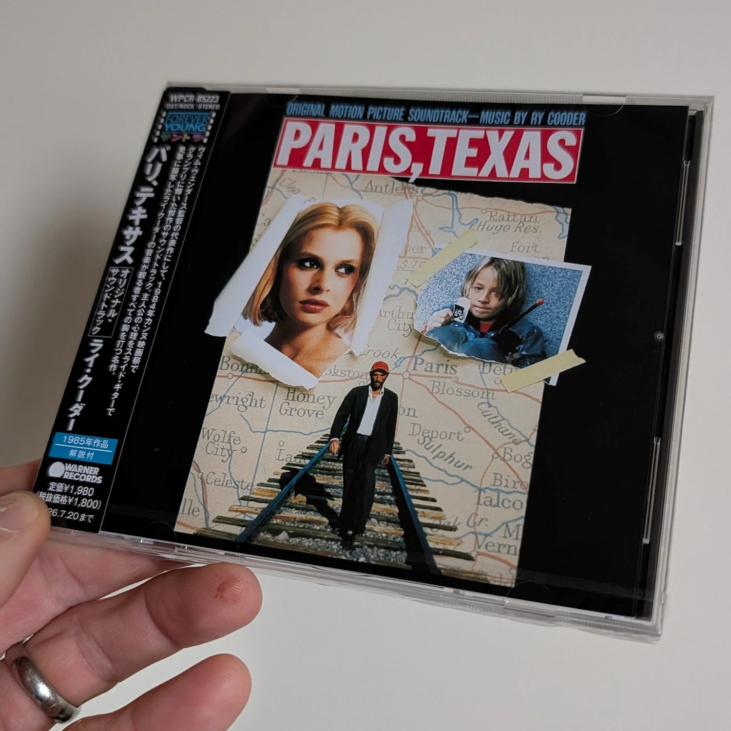 PARIS, TEXAS (1984) Soundtrack CD Japan reissue Ry Cooder, Wim Wenders *SEALED!*