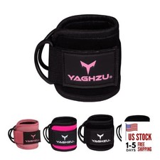 Ankle Straps for Cable Machines Women, Glute Kickback Single Black and Pink