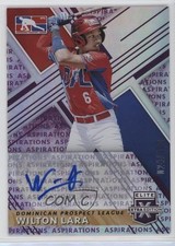 2019 Panini Elite Extra Edition Aspirations Purple 24/100 Wilton Lara Auto 04tw