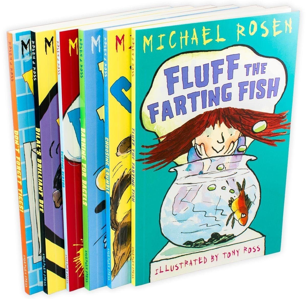 Michael Rosen 6 Books Collection Set Bilal's Brilliant Bee, Burping Bertha NEW - Image 3