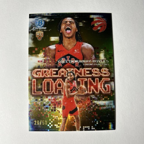 Topps 2025-26 Bowman Greatness Loading Collin Murray-Boyles #GL-9 RC /50
