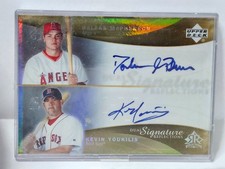 2005 Upper Deck Rookie Reflections Kevin Youkilis Dallas McPherson Autograph