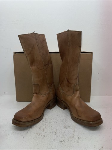 New Men’s Brown Bronco Cowboy Boots. M 48 10.5 10 1/2 D. 7-95 - Picture 3 of 8