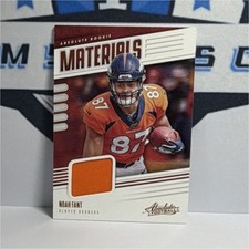 Rookie Materials MEM 2019 Panini Absolute Noah Fant RM-33 Broncos NFL
