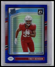 2024 Donruss Optic #293 Trey Benson Blue Hyper