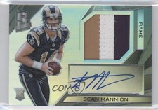 2015 Panini Spectra Rookie Patch Auto 52/99 Sean Mannion #186 Patch Auto 7l6