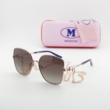 Missoni MIS 0052/S 0DDB HA Gold Copper/Brown Gradient 59-17-145 Sunglasses Ne...