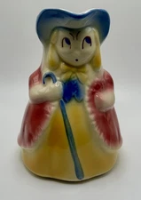 Vintage Shawnee Little Bo Peep Pitcher  Creamer Vase  Nursery Rhyme USA 1940's