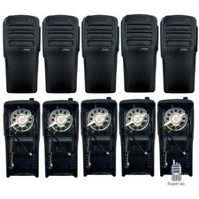 10/Pack Black Replacement Case Front Housing Cover With Speaker For CP200d Radio