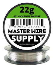 Nichrome 80 - 50ft - 22 Gauge Wire 22g - 0.64mm - 0.025in - Master Wire Supply