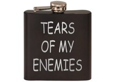 Rogue River Tactical Funny Tears of My Enemies Stainless Steel Hip Flask Prem...