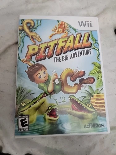 Pitfall: The Big Adventure Nintendo Wii 2008 Complete W Manual CIB