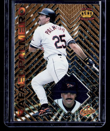 1997 Pacific Prism Invincible Rafael Palmeiro #11 card
