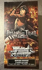 Weiss Schwarz Attack on Titan Booster Box Factory Sealed First Print