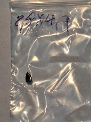 1 echter dark green Emerald Smaragd pear facet Tropfen ca 2,8 x 4,9 4a