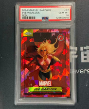 2024 Topps Chrome Marvel Sapphire Red Refractor Eve Warlock 1/5 PSA10