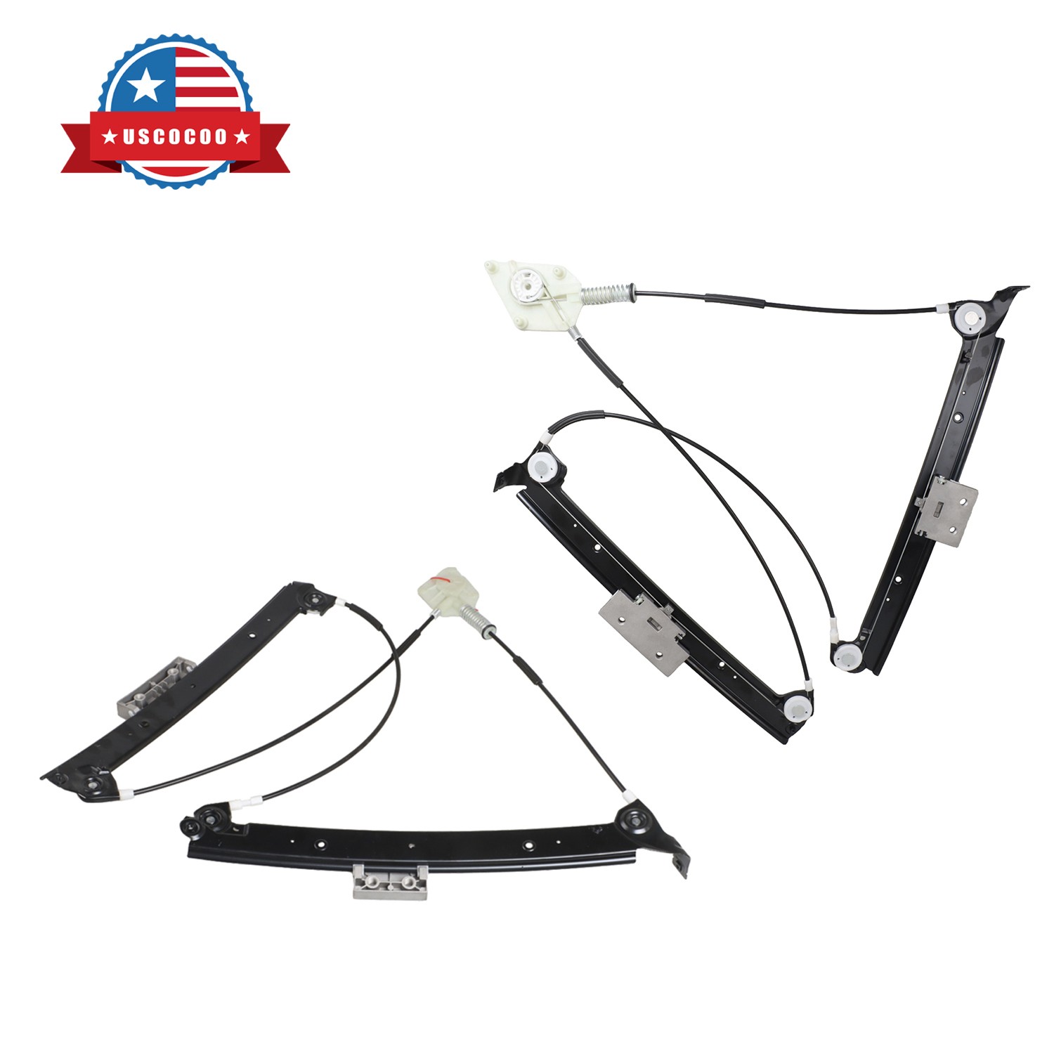 2x Front Left & Right Window Regulator for 2004-2018 Bentley Continental GT