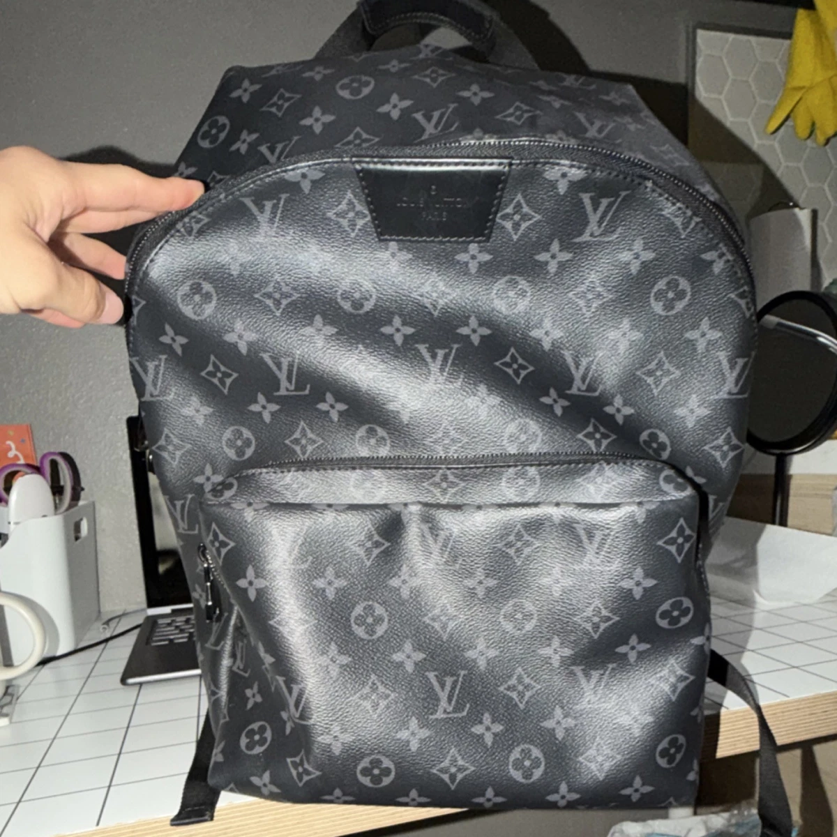 S Lock Black Louis Vuitton Mens Bag Louis Vuitton Backpacks For Men For Sale