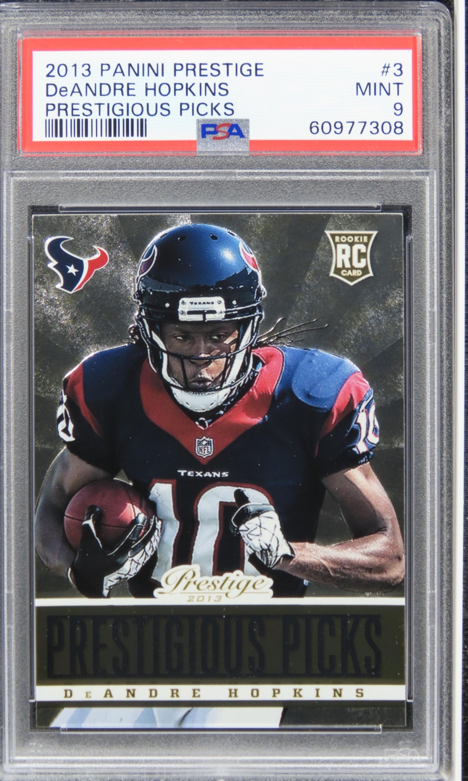 DeAndre Hopkins Panini Prestige Prestigious Picks #3 Base
