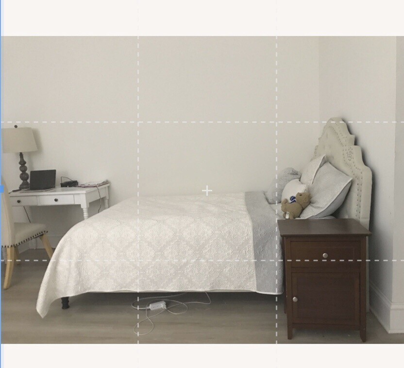 Classic, beautiful Rococo, Queensize bed + memory foam queensize