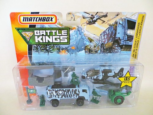 MATCHBOX BATTLE KINGS M0216 'MOUNTAIN ATTACK 10 PIECE GIFT SET' - MIB/BOXED
