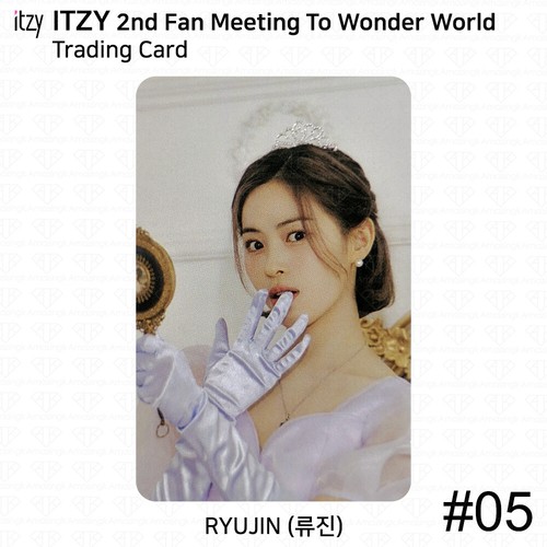 ITZY 2nd Fan Meeting To Wonder World Trading Card Photocard KPOP K-POP - Picture 33 of 144