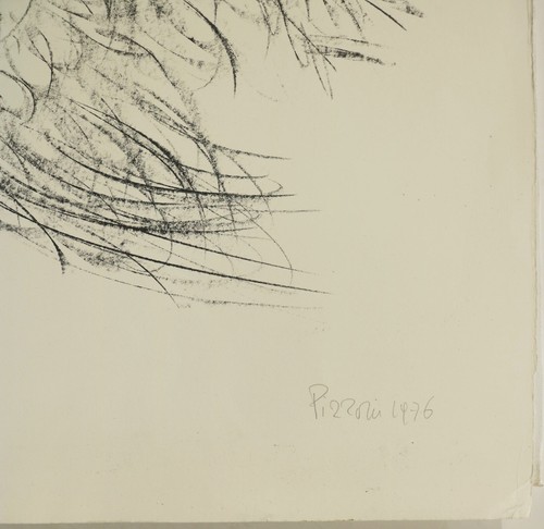 ISA PIZZONI litografia cm 50 x 70 firmata dedicata - no cascella faccincani baj - Bild 2 von 3