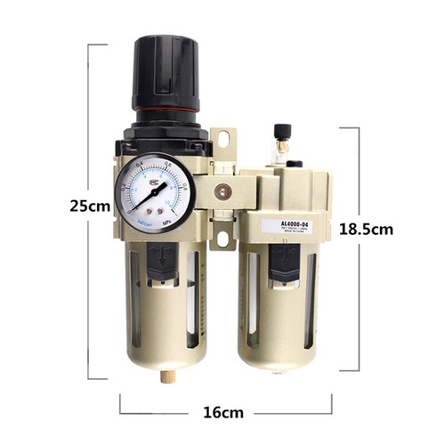 AC3010 Luftkompressor Filter Öl Wasserabscheider Falle Filter mit Regler Manometer - Bild 2 von 18
