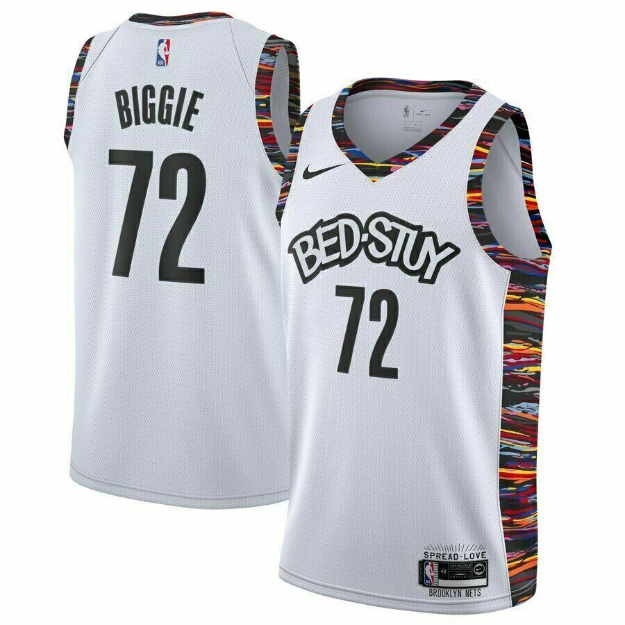 Notorious B.I.G. Brooklyn Nets Nike Swingman Jersey Music Edition Biggie  Smalls