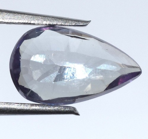 Pear 3.60 Ct Natural Color Changing Alexandrite Birthstone AGI Certified B36803 - Picture 3 of 8