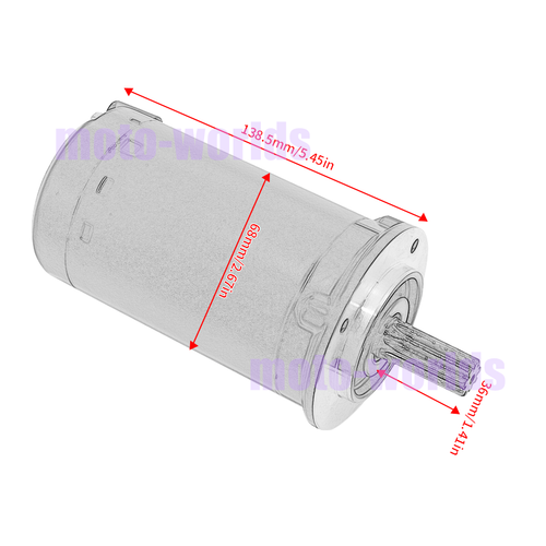 NEW STARTER MOTOR For Ducati Monster 659 2020-2021 797 2019-2021 821 2016-2021 - Picture 2 of 9
