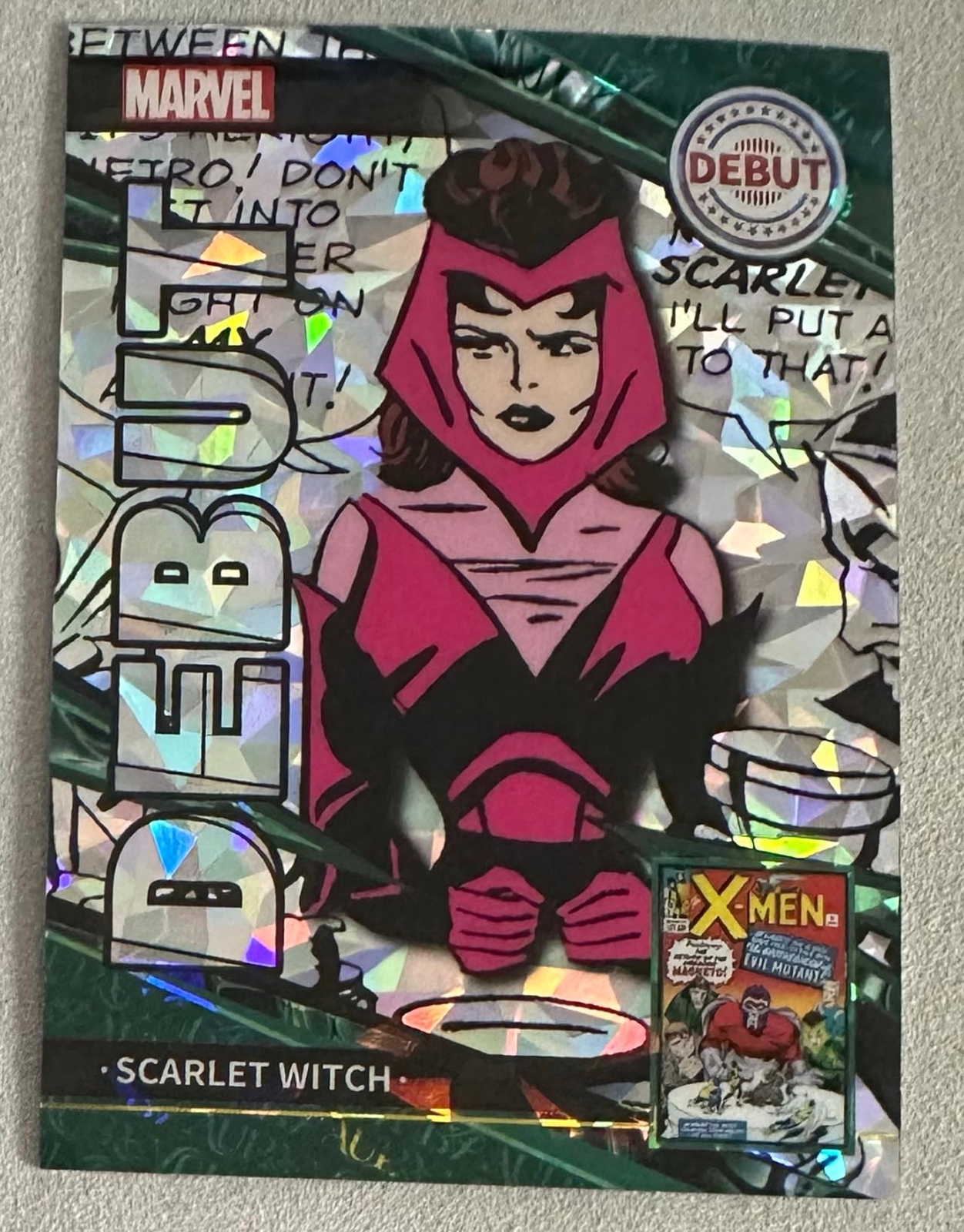 Scarlet Witch 2025 Kakawow Aura Marvel Iconic Debut Green 15/25 #AM-CIGR-04
