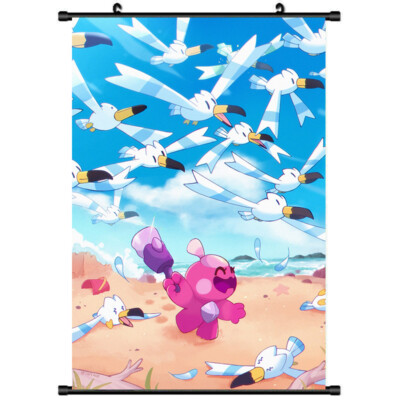 Board Game Pokemon Ditto HD Scroll Poster Wall Art Picture Decor 3583 60X90CM