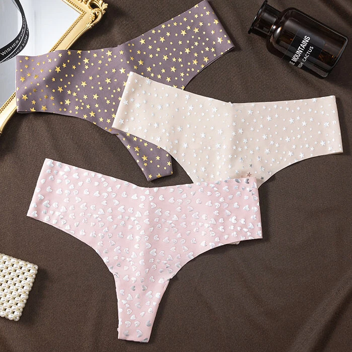 6 PIEZAS/LOTE Damas Mujeres Sexy Bragas Tanga Tanga Tanga Bikinis Ropa Interior Lencería Foto 2 de 4